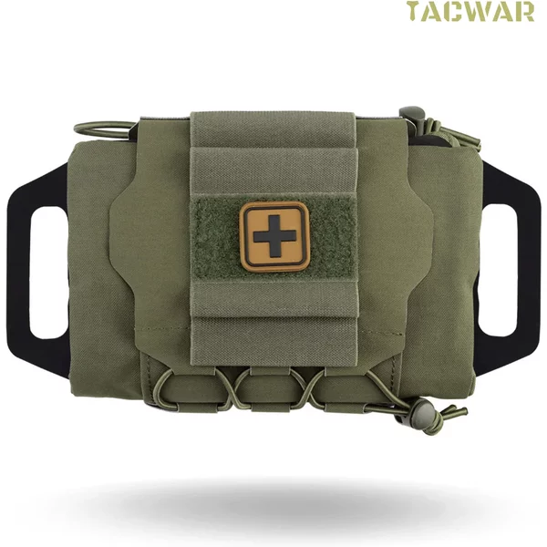 IFAKon Reflex-M Etui na apteczkę na pas służbowy, dwuczęściowy system MOLLE IFAK Trauma Kit Med Roll Carrier do awaryjnego użytku na zewnątrz