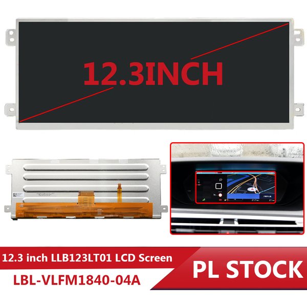 LLB123LT01 OEM 12,3-calowy ekran LCD do Citroen C4 Picasso Spacetourer, Peugeot 3008 9808851580 9815286580 Zamienny wyświetlacz LCD