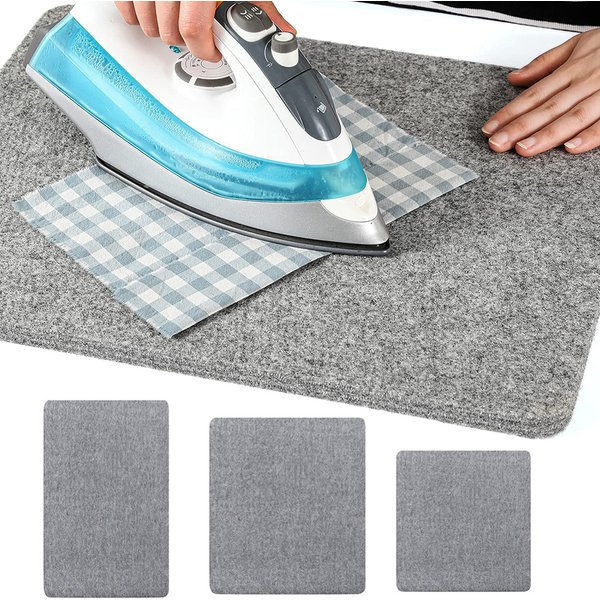 Wool Pressing Mat for Quilting Ironing Pad High Temperature Ironing Board Felt Press Mat for Home Sewing Quilting Supplies