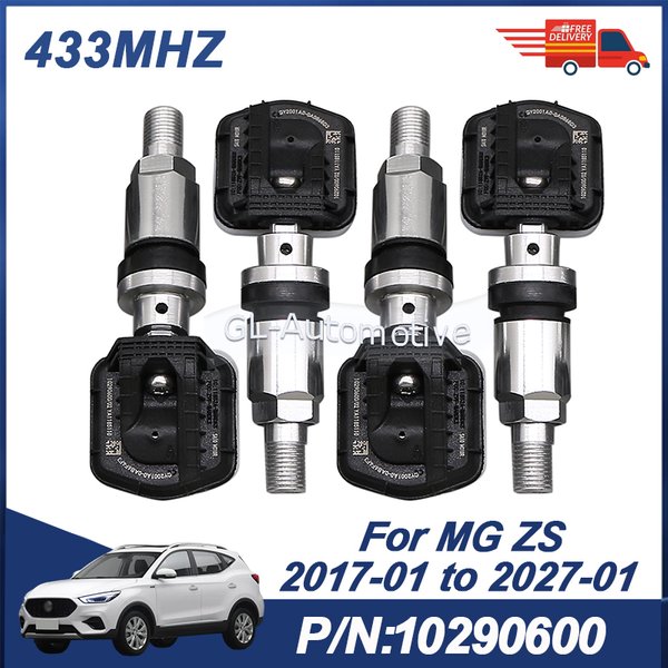 1/4 Stück 10290600 433MHZ Reifendruckkontrollsensor TPMS-Sensor für MG Zs 2017-2027
