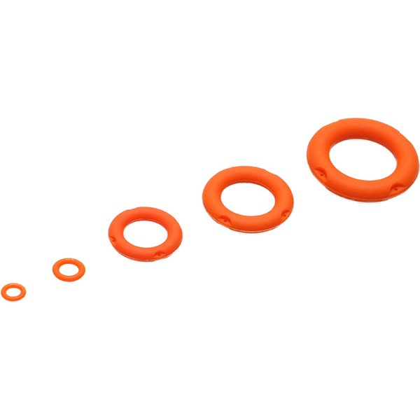 Bouée de sauvetage Miniature marine 1/20 1/25 1/32 1/75 1/100, anneau de sauvetage en Silicone, outil de sauvetage Orange pour pièces de modèle de bateau de Simulation RC