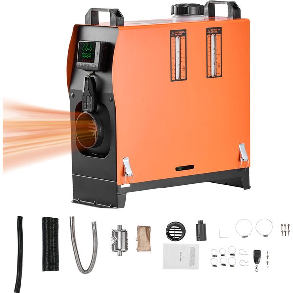 SucceBuy DC12-24V chauffage Diesel 8KW chauffage de stationnement Diesel avec télécommande annonce vocale chauffage de voiture pour RV camion camping-car