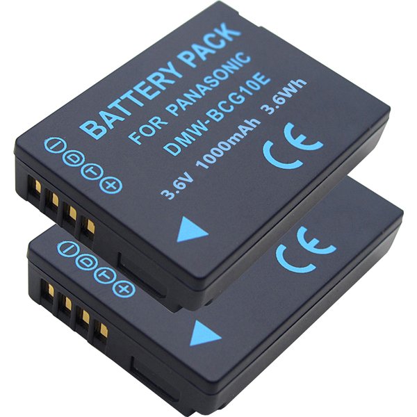 1000mAh DMW-BCG10 BCG10 BCG10E Battery for Panasonic Lumix DMC-3D1 DMC-TZ7 DMC-TZ8 DMC-TZ10 DMC-TZ18