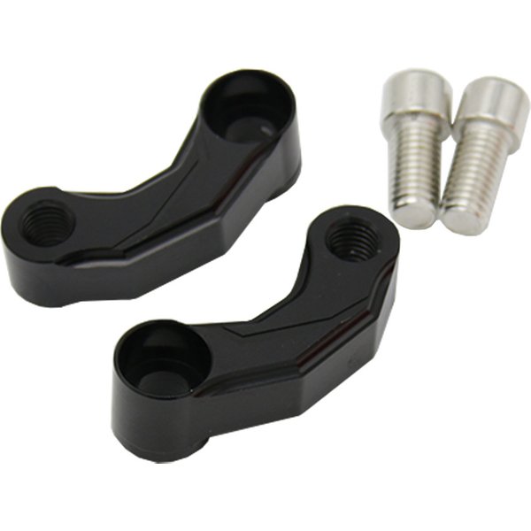 Motorcycle Mirror Riser Extender Adaptor Handlebar Mount Mirror Riser Extenders Spacers Extension Adapter