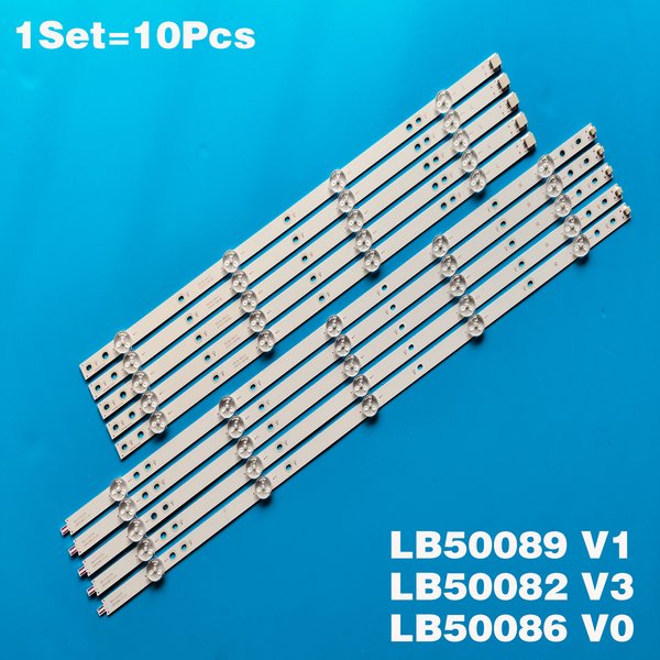 Bande de rétro-éclairage LED pour Philips LB50086 V1_01 50PUS6703/12 50PUS6162 50PUS6503/12 50PUS6272 210BZ04DL 210BZ04DR TPT500B5_U1T01D