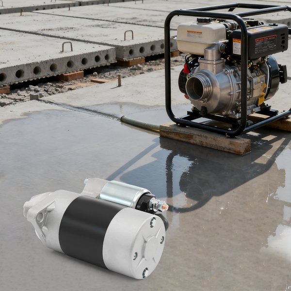 1000W 12V Dieselmotor, Dieselgenerator-Motor, Luftgekühlter Einzylinder, 8-Zahn Dieselgenerator-Motor mit Rechtsdrehung