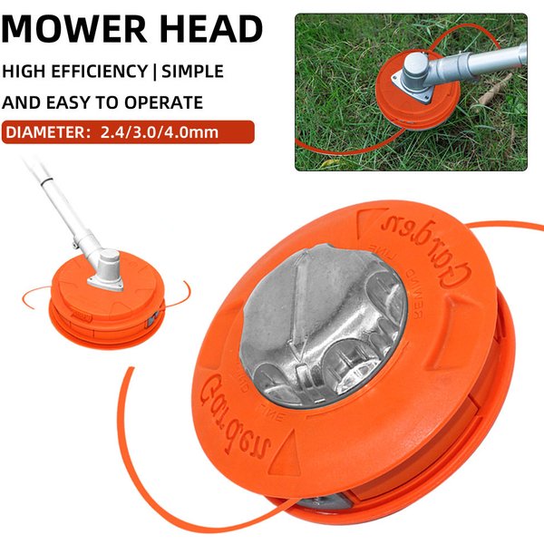Automatic Grass Trimmer Head for Garden Machinery Brush Cutter, Universal Fit String Trimmer Replacement Bump Head