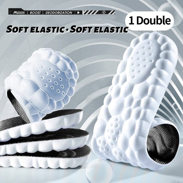 5d Sport Einlegesohlen für Schuhe pu Soft Running Einlegesohle für Füße atmungsaktive Stoß dämpfung Schuhsohle Bogen Unterstützung ortho pä dischen Einsatz