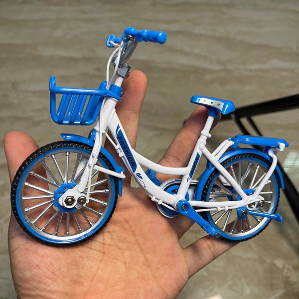 1:10 Mini Model Alloy Bicycle Die-cast Metal Finger Mountain Racing Adult City Bike Simulation Collection Gifts Toys 14Y+