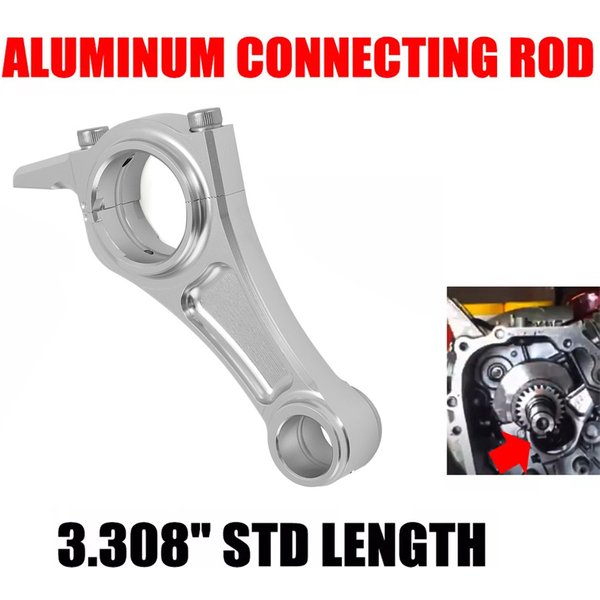 Billet-Alu-Pleuelstange (3,308 Zoll Std-Länge), passend für Hem 60363 und Non Hem 69730 Predator 212 cc
