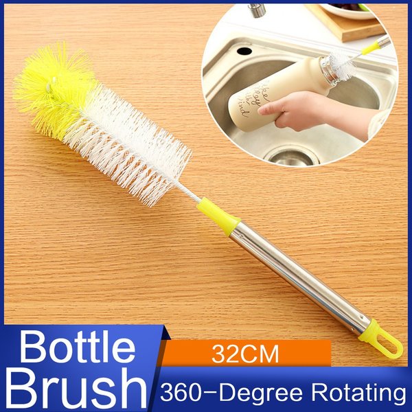Nouveau biberon brosse mamelon brosse lait biberon brosses tétine brosse de nettoyage bouteille éponge rotatif Stonego lavage maison