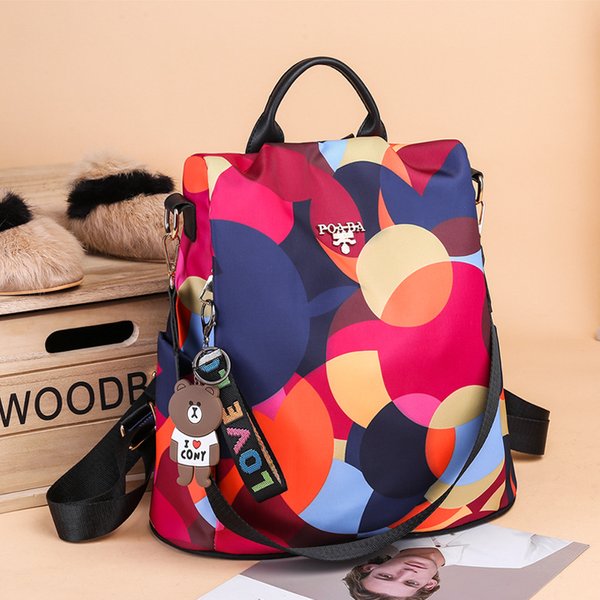 Frauen Rucksack Mode Oxford Tuch Schulter Taschen Schule Taschen für Teenager Große Kapazität Druck Wasserdichte Reise Rucksack