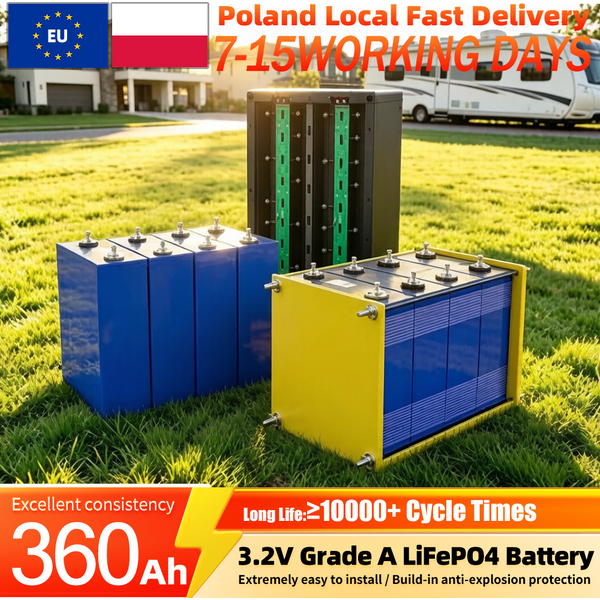 Bateria Lifepo4 320/360Ah, 8000/10000 cykli, klasa A, ogniwo litowo-żelazowo-fosforanowe z urządzeniem do kompresji baterii, zestaw DIY, skrzynka DIY 12V 24V 48V, fabrycznie nowe akumulatory LFP do