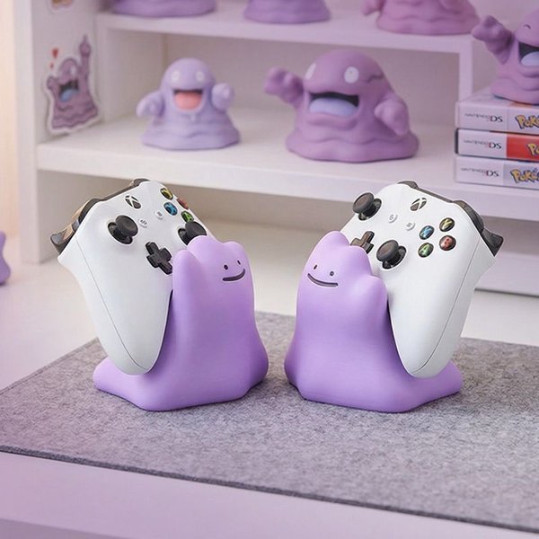 Neuer Anime Ditto Universal-Spielcontroller-Ständer Desktop-Displayhalter Kompatibel mit Xbox PS5 Switch Gaming-Dekofigur Geschenk
