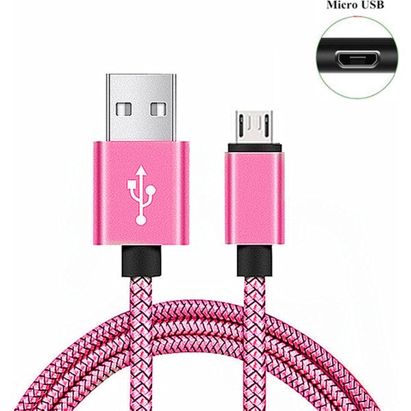 Micro USB Cable 2M Fast Charging Data Cord Charger Adapter For Samsung Xiaomi Huawei Oukitel Android Phone Microusb Cable Wire