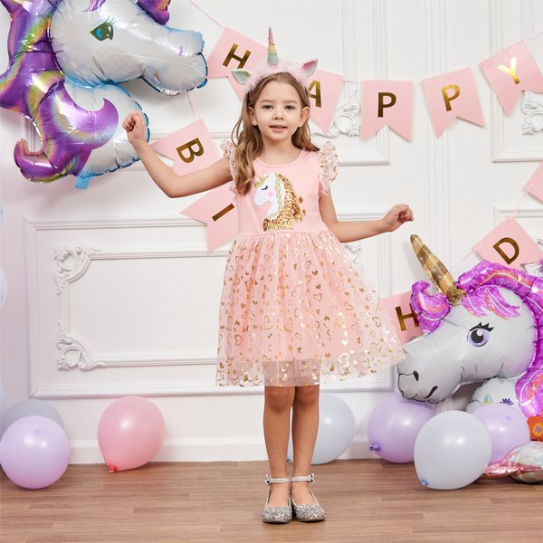 Robe de fête brodée pour filles, printemps, été, enfant, nouvelle collection, SH1696