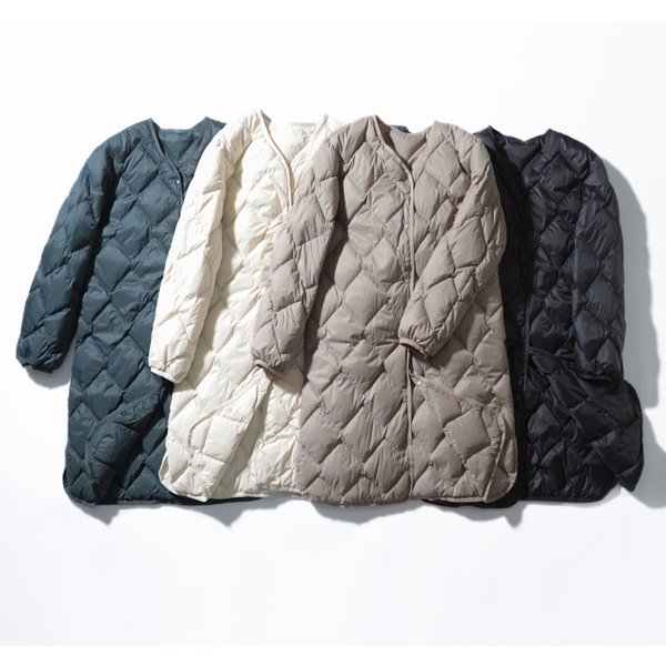 Women Ultralight White Duck Down Long Jacket Argyle V-neck Collar Casual Autumn Winter Outerwear Coat 2023 New European Fashion