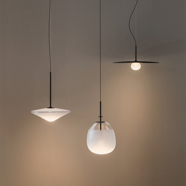 Tempo Anhänger lichter Postmodernen design glas licht Für Esszimmer Schlafzimmer Nordic Bar Decor Home küche hängen licht