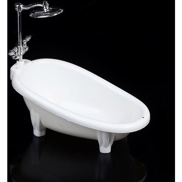 1/6 Puppenhaus Miniatur Möbel Mini Badewanne Badewanne Modell Spielzeug Simulation Badezimmer Zubehör Kinder Pretend Puppe Haus Dekor Spielzeug