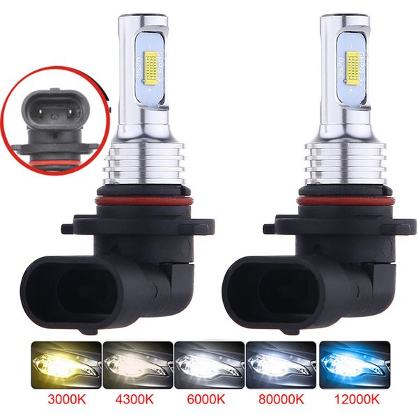 2Pcs New CSP 9005 HB3 9006 HB4H11 H8 H4 H7 H1 PSX24W H16 H3 H10 LED Car Lights Headlight Bulbs 20000LM 6000K Auto Fog Lamp