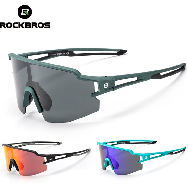 ROCKBROS Bicycle Glasses UV400 Cycling Glasses Bike Fishing Sunglasses Hiking Riding Polarized/Photochromic Eyewear Sport Goggle
