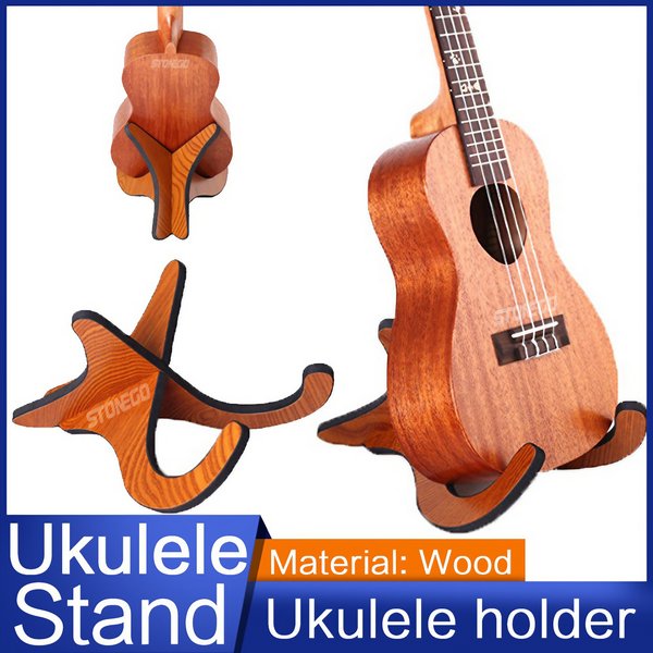 NEW Ukulele Holder Stand Guitar Ukulele Stand Wooden Stand Musical Strings Instrument Part Stonego Guitarra Accessories