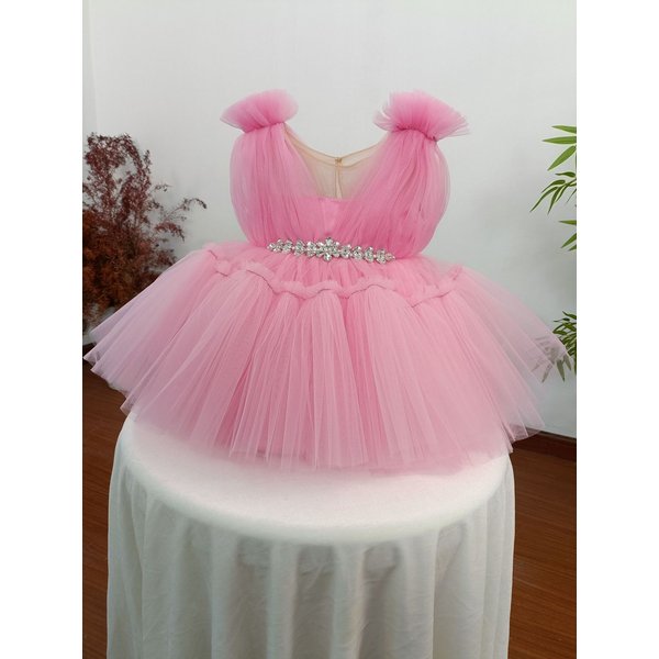 Robe de cérémonie de luxe pour filles, idéale pour les fêtes et les bals de promo, convient aux filles de 0 à 8 ans