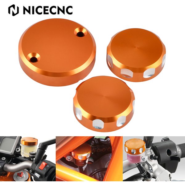 Für KTM 1290 Super Duke GT Duke R 2014-2024 Vorne Hinten Brems Flüssigkeit Kupplung Reservoir Abdeckung 690 Duke 2008-2010 1190 RC8 1190 RC8R