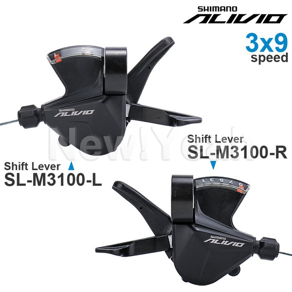 SHIMANO ALIVIO M3100 2/3x9 vitesses manette de vitesse levier de changement de vitesse SL-M3100-R SL-M3100-L SL-M3100-2L vtt vélo pièces d'origine