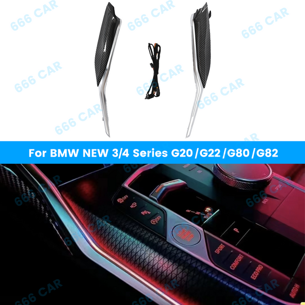Mittelkonsole Sattellicht für BMW Neue 3/4 Serie G20 G22 M3 M4 11 Farben Auto dekorative Innenlampe LED Umgebungslicht Refit