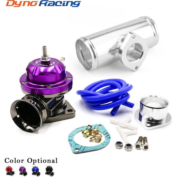 Vanne de soufflage Turbo type-RS réglable 25psi BOV avec tuyau à bride de 63mm ou 76mm pour adaptateur de Valve de soufflage GD-RS FV RZ L = 150mm