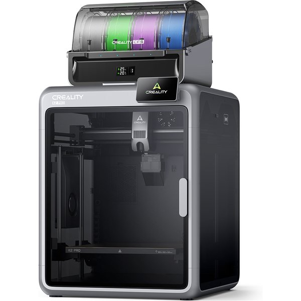 Imprimante 3D Creality K2 Pro Combo Série K2, impression rapide à 600 mm/s, CFS, impression multicolore, taille d'impression ultra-grande, nivellement automatique.