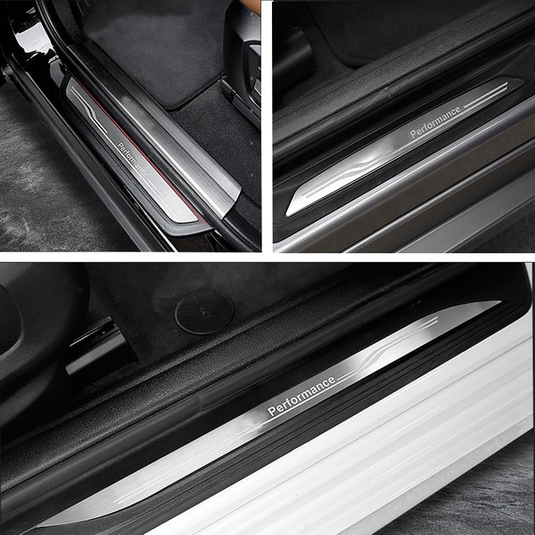 Akcesoria do BMW serii 1 3 4 5 F10 F20 F30 F34 X1 X3 X5 X6 nakładki progowe listwy ochronne