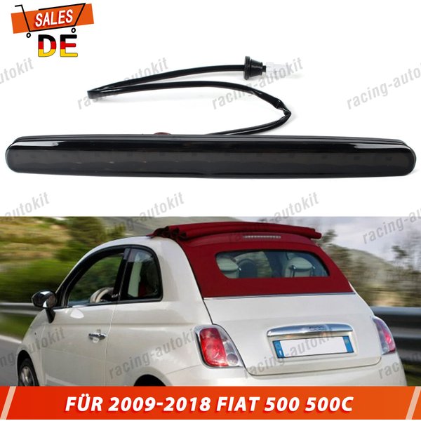 Für FIAT 500C Rücklicht Bremsleuchte Diesel Benzin Cabrio 2009-2018 Cabrio Rotes Drittes LED-Rücklicht Bremsleuchte 77365246