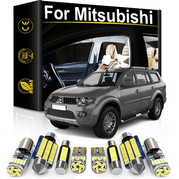 Für mitsubishi pajero sport pajero 2 3 4 outlander lancer asx mirage eclipse cross fahrzeug led innen licht canbus zubehör