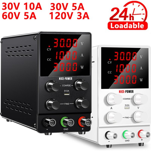 30V 10A DC Netzteil Einstellbare Digital Display Labor Netzteil Spannung Regler 60V 120V Wartung Schnelle Lieferung