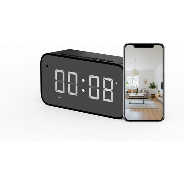 4K Ultra HD WLAN-Überwachungskamera mit Bluetooth-Lautsprecher, Intelligenter Bewegungserkennung, Fernzugriff & SD-Karten-Schleifenaufzeichnung, Kostengünstiges Multifunktions-Überwachungsgerät für
