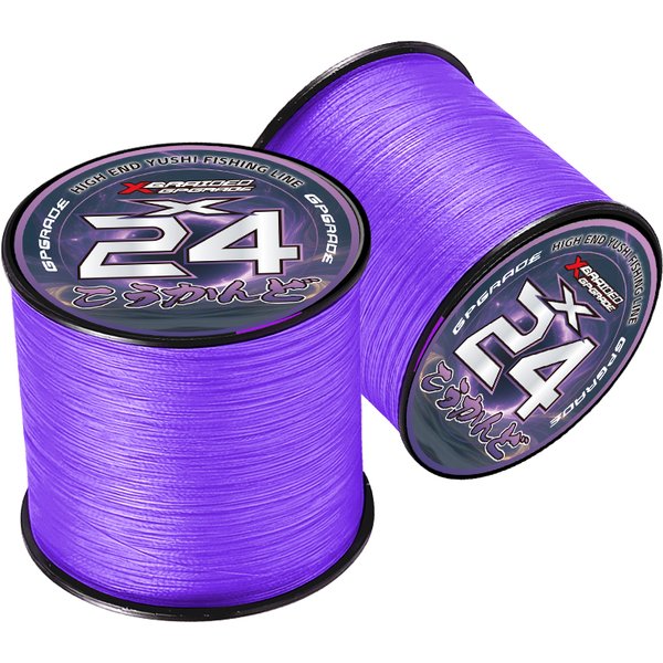 Neue YGKX 24-Strang PE Geflochtene Angelschnur 300/500/1000M Ultra-Multifilament Angelschnur Super Glatte Karpfen-Angelschnur