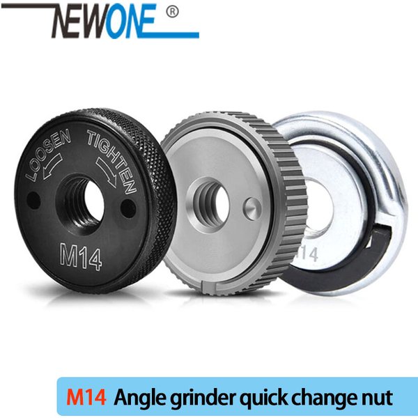 NEWONE-Meuleuse d'angle à filetage universel M14, plaque de pression, meuleuse d'angle à dégagement rapide, accessoire d'écrou à glouton pour remplacement