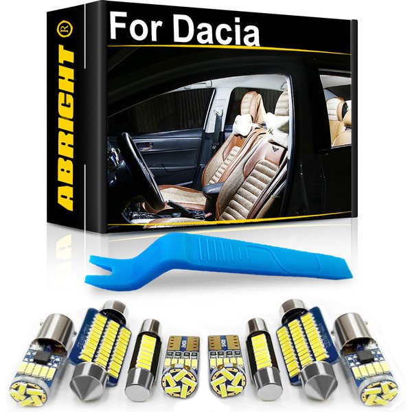 Auto LED Innen beleuchtung für Dacia Staub tuch 1 2 Logan MCV 2 3 Express Pickup Lodgy Sandero Dokker Zubehör Innen lampe Canbus