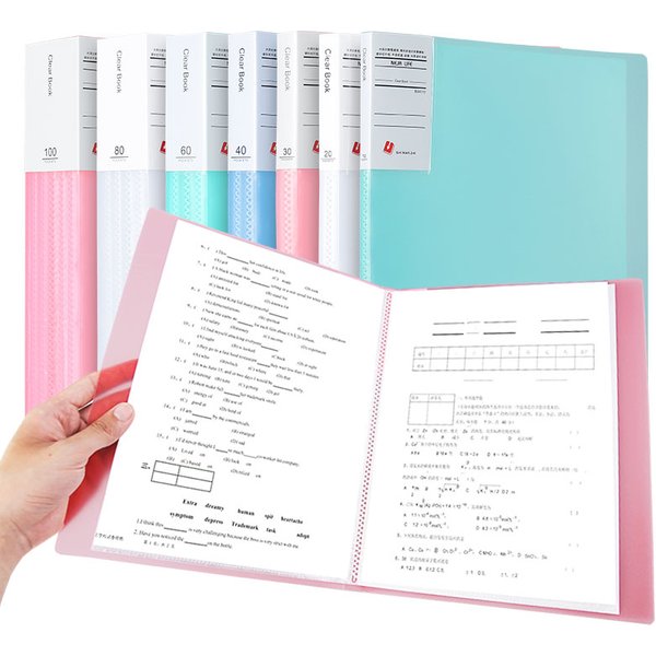 1 Translucent Color, File Waterproof, Student Office Supplies, Easy To Sort, Transparent Insert Bag, Thickened File Bag, A4 Size
