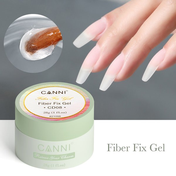 Venalisa CANNI – constructeur de fibres de verre pour ongles, 28g, miroir diamant, couche de finition NoWipe, couche de Base 3 en 1, Gel de Construction UV, colle pour ongles en PVC