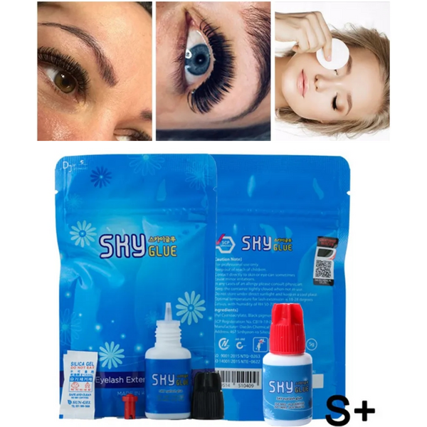 5g Korea Himmel Kleber 1s schnell trocknen starke falsche Wimpern verlängerung Kleber Kleber geruchs arm keine Reizung Wimpern Kleber Make-up-Tools