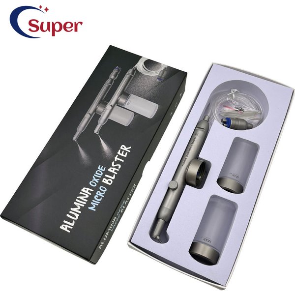 Dentaire D'oxyde D'aluminium Micro Blaster Interface Microetcher Sablage D'alumine Pistolet Air L'abrasion Polisseuse 2/4 trou Outils de Dentisterie