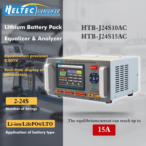 2-24 Saiten Lithium-Batterie-Equalizer 10-15A für Li-Ion/LiFePO4/LTO Elektrowerkzeuge 125V 135V & 8A 20A 30A Ladegerät optional