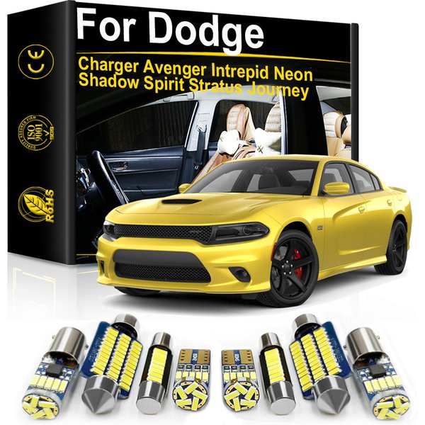Éclairage intérieur LED pour voiture, lampe intérieure, accessoires Canbus, Dodge Charger, Avenger Intrepid Neon Shadow Spirit, StrGag150.Car