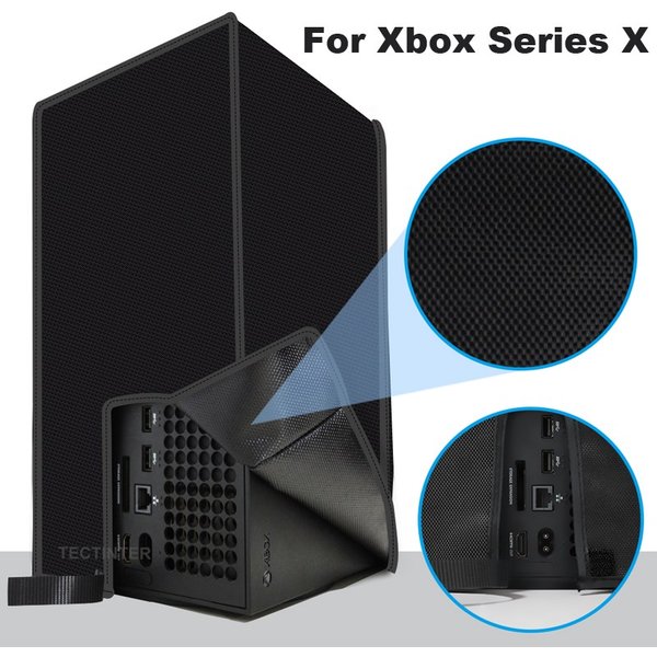 Manchon Anti-poussière horizontal anti-rayures pour Console Xbox série X, housse Anti-poussière verticale pour accessoires Xbox série X