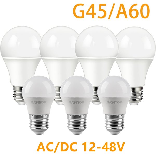5 TEILE/LOS LED niederspannung birne licht AC/DC 12V 24V 36V 48V E27 B22 lampensockel 3W 5W 10W warmweißes licht wird in solar lampen verwendet