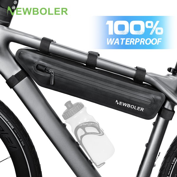NEWBOLER Fahrradtaschen Radfahren Oberrohr Vorderrahmentasche Wasserdichte MTB Road Triangle Pannier Schmutzabweisende Fahrradzubehörtaschen