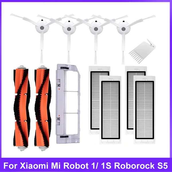 Main Side Brush For Xiaomi Mi Robot 1/ 1S SDJQR01RR SDJQR02RR SDJQR03RR Roboeock E3, S4, S4 Max, S5 Vacuum Cleaner Accessorie